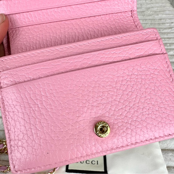 GUCCI Marmont Leather mini wallet bum bag or crossbody with chain and du… - Picture 8 of 16